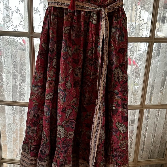 Anthropologie Let Me Be Boho Halter Maxi Dress - Picture 5 of 10